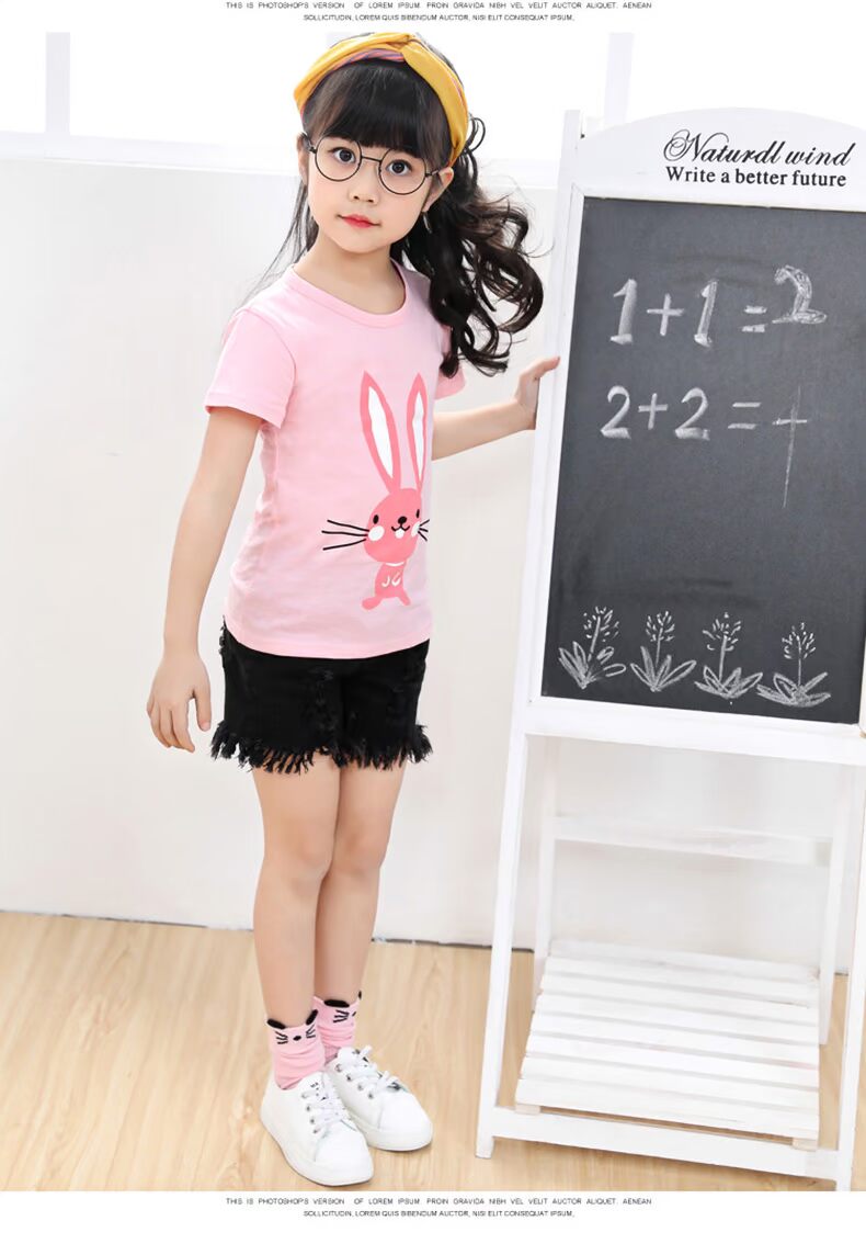 Áo thun trẻ em tay ngắn cho bé trai 2018 mùa hè cho bé gái nửa tay cho bé gái mặc áo cotton mới ao thun dai tay be trai