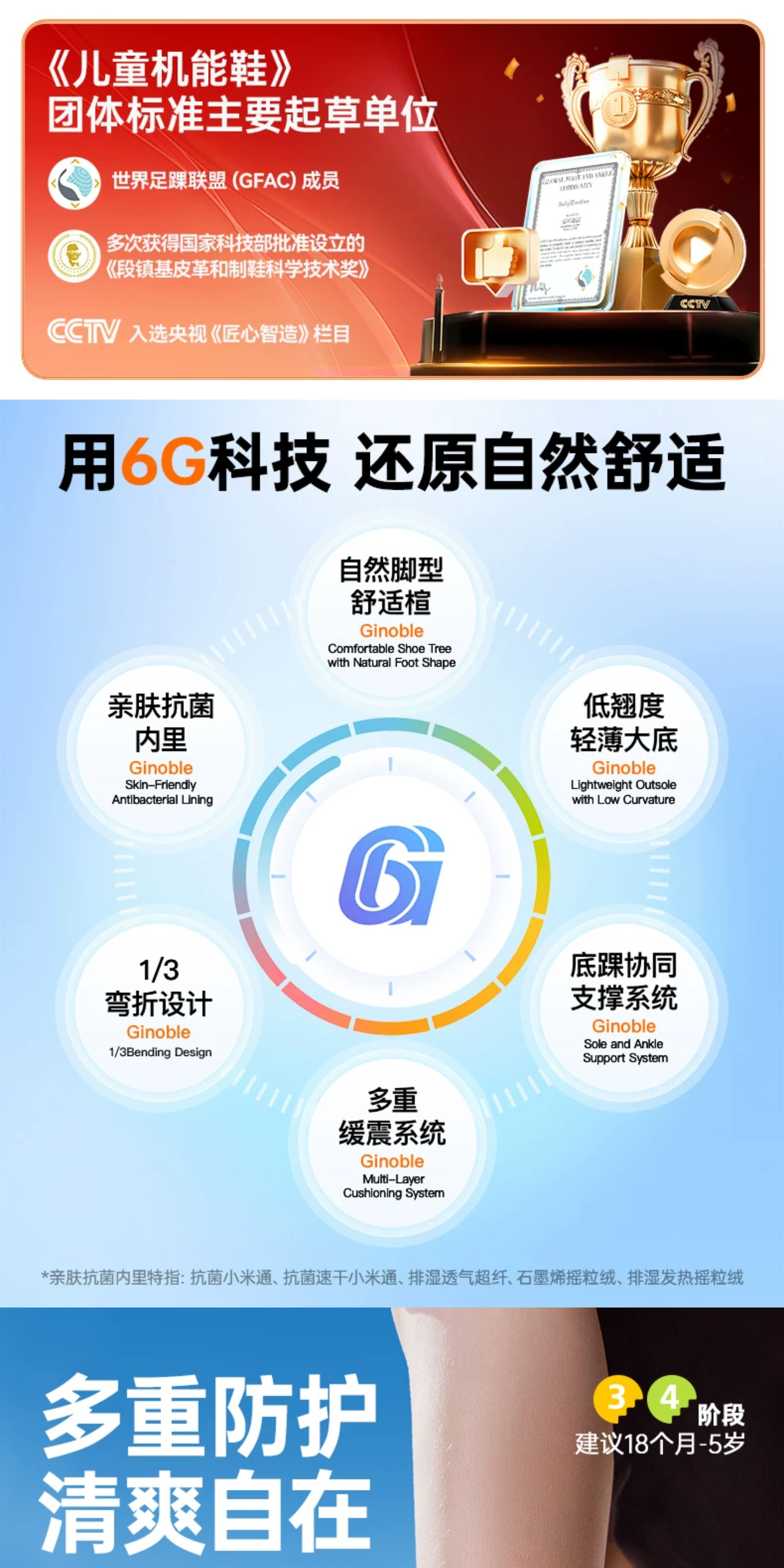 基诺浦机能鞋夏季新款凉鞋宝宝学步鞋男女宝宝鞋子GW1743 — 1