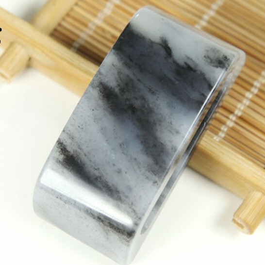 Authentic Xinjiang Hetian Jade Waist Buckle for Men and Women, Natural Blue and White Seed Material, Safe and Sound Belt Buckle Jade Pendant