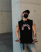 BeESTRONG American printing vest male leisure training exercise speed dry air and sleeveless fitness suit