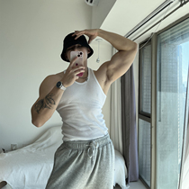 BEESTRONG summer 230 grams thickening exercise vest male coarse threaded fitness American superbounce training suit