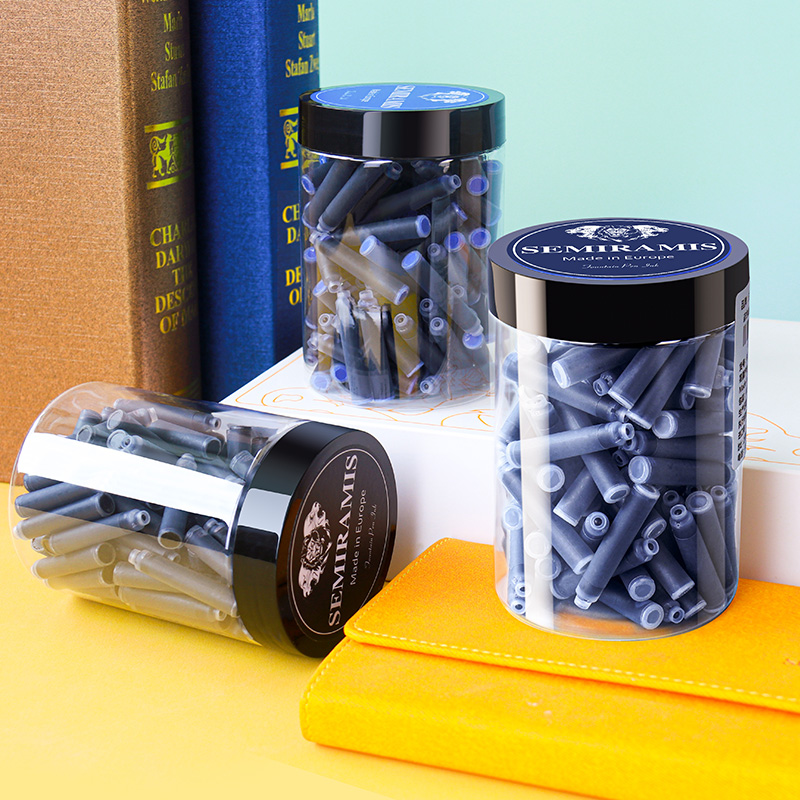 Imported Semiramis Lion Merle 100 Bottled Ink Bile 30 Blue Black Ink Sacks Universal Schneider Ink Sacks INK SACKS BLACK NON-CARBON BLUE ERASABLE