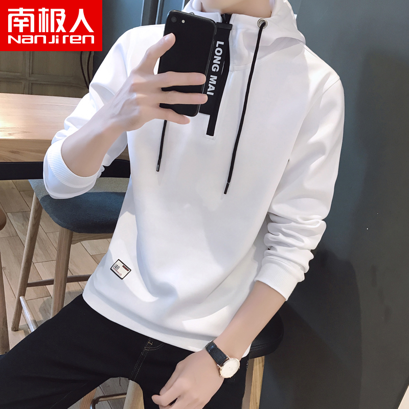 Antarctic people spring autumn season 100 hitch lovers 2022 new trends casual autumn and winter money with cap sports cardio-hoodie jacket male loose