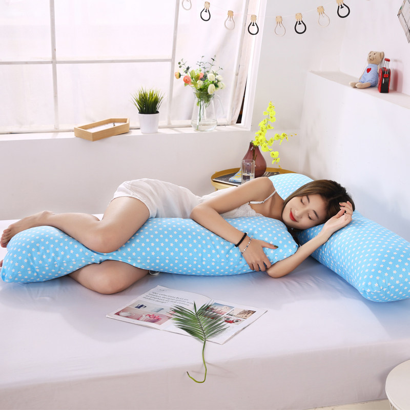 Boyfriend Holding Pillow Cylindrical Pillow Long Holding Pillow Large Side Sleeping Strip Pillow Can Be Detached Wash Sleeping Clip Leg Round Long Pillow