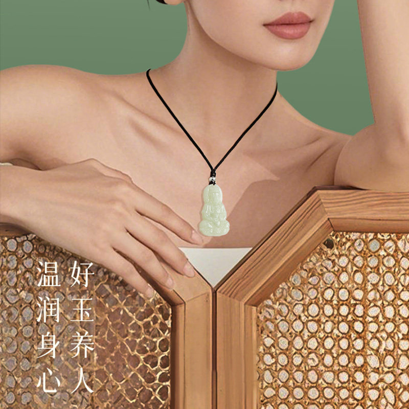 🔥和田玉观音吊坠🔥| 男士必备玉佩| 开花云朵旗舰店💎-项坠-淘宝好物网