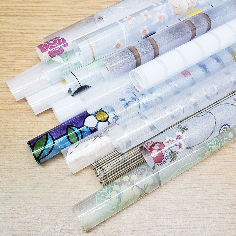 Toilet free of glue electrostatic frosted windows Glazing Stickers Light Transmission Opaque Anti-Walking Light Cling Film Anti-Glare-Taobao