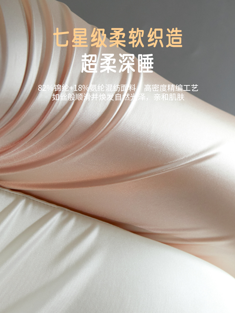 Zero-Pressure Deep Sleep Pillow, Slow Rebound Memory Foam Pillow Core, Cervical Spine Protection, Sleep Aid Traction Two-In-One Pillow for Adults