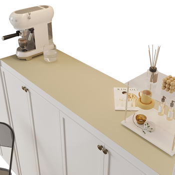 Solid color sideboard table mat waterproof and oil-proof without washing Solid color sideboard table mat waterproof and oil-proof without washing