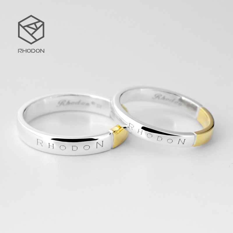 Bague mixte RHODON en Argenterie - Ref 3086347 Image 1
