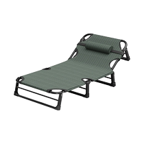 Pliage dun lit de lit Bureau dune personne à lintérieur du lit Déjeuner Pause Président Après-midi Nap Bed Home Adult Simple Escort Bed Outdoor Walking Army Bed