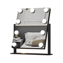 Dressing mirror makeup mirror desktop dressing table mirror with light smart bedroom home rotating advanced fill light mirror