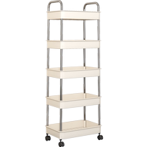 Trolley storage rack storage rack movable snack dormitory goodies kitchen bedroom toys multi-layer sandwich bedside