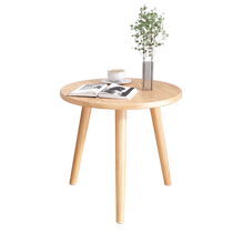 Table ronde en bois massif table de négociation balcon table et chaises de loisirs table à thé japonaise table basse simple moderne salon petite table de ménage