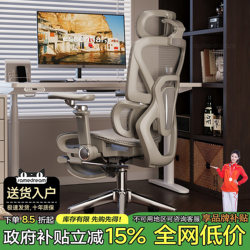 Sanmeng Ergonomic Chair For Home Waist Support Computer Chair Plaid Long-Sitting Backrest E-Sports Chair Can Lie Office Seating