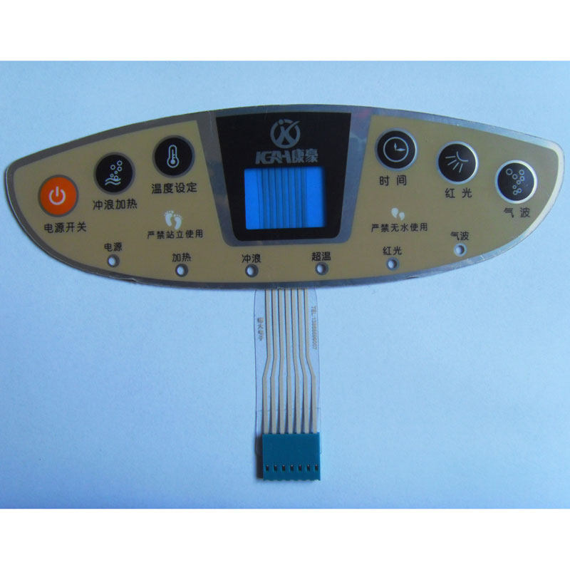 Kanghao foot bath KH-8858 foot bath foot wash basin panel switch Membrane switch button switch surface paste