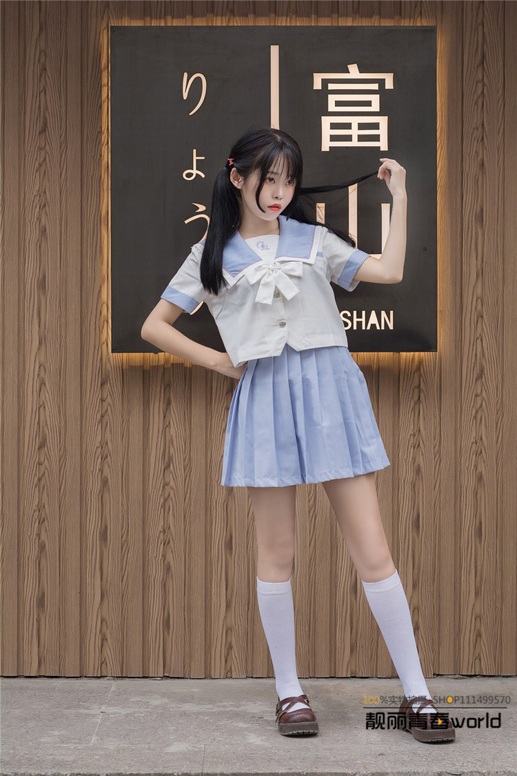 Super Cute Japanese School Girl Sailor Suit Jk Uniform Costume Seifuku