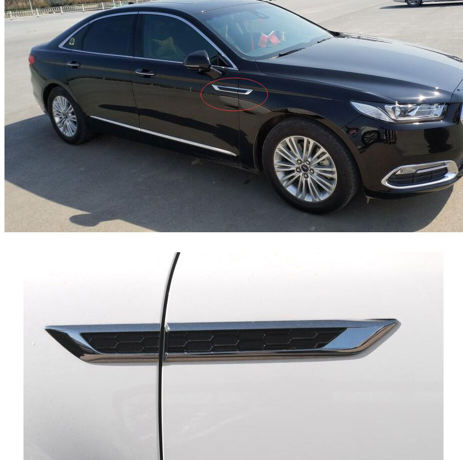 Applicable to the new Ford Ford Taurus Fender wing plate label side Mark car label modified character plate