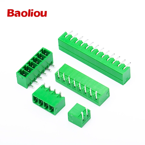 Подключаемое подключаемое подключаемое клемм Green PCB подключаемое подключаемое подключаемое плагин 15EDG-3.81 2P3P4P-24P.