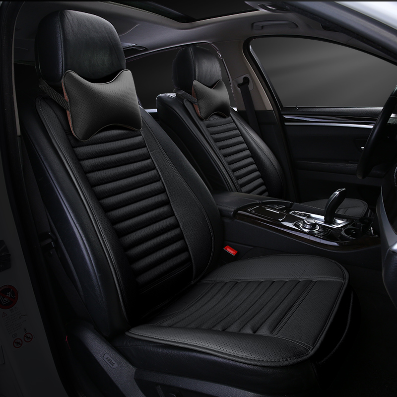 Hengyiya Bamboo Charcoal Car Seat Cushion Four Seasons Universal Free Bundle Summer New Small Waist Breathable Leather Seat Cushion