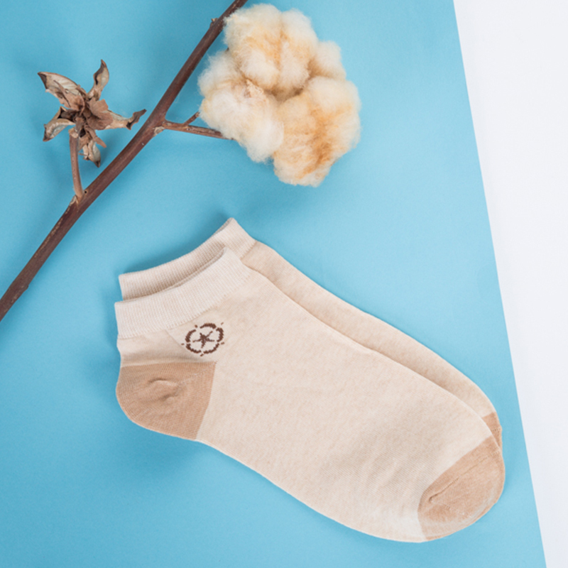 Tiancai Xinjiang Colored Cotton Socks for Men and Women Low-Waist Socks Sports Socks 5 Pairs