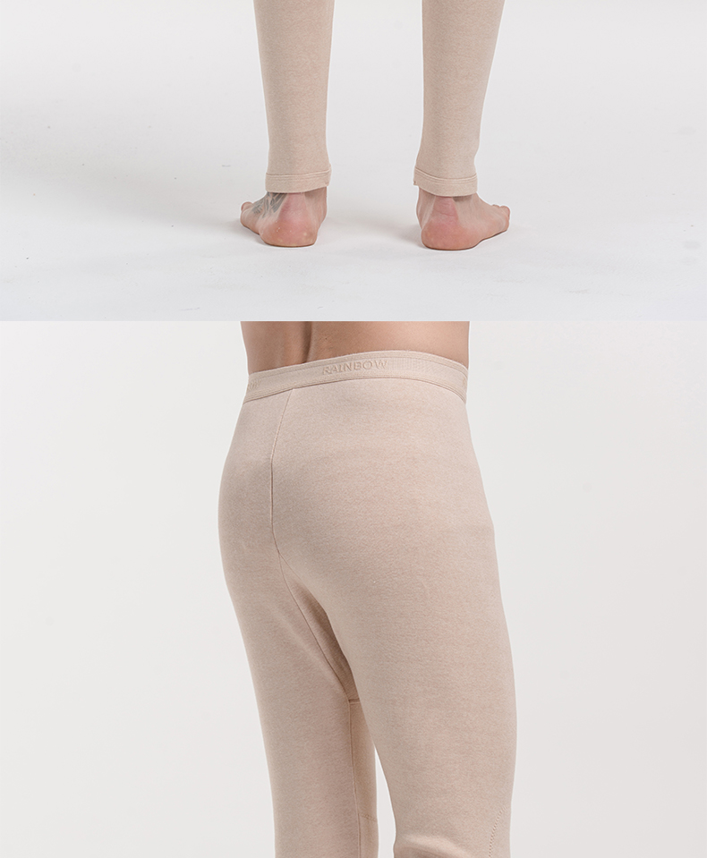 [Tiancai] Cotton màu Trung Quốc Quần ấm áp nam dày cộng với quần nhung nhà nhung quần màu rắn - Quần nóng lên legging nam