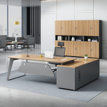 Beijing Office Furniture Boss Desk Single President Desk Supervisor Desk Manager Desk Executive Desk Office Table and Chair Combination