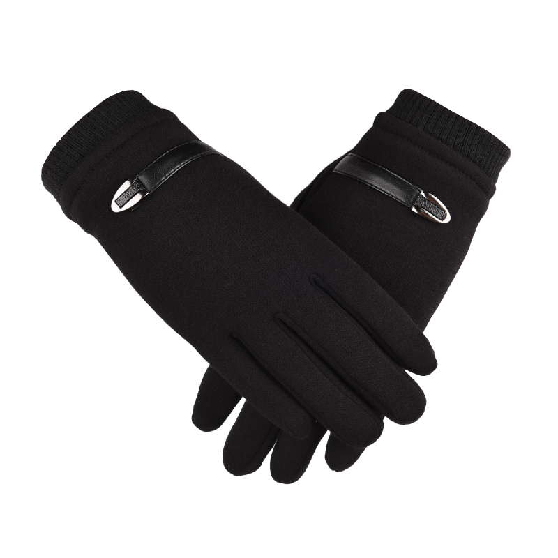 Gloves men's winter and Korean version of thin riding touch screen gloves warm velvet thick outdoor cycling motorcycle driving