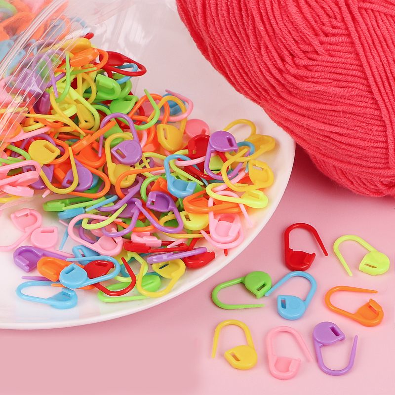 Colorful Marking Pins Knitting Tools DIY Handmade Sweater Accessories Crochet Small Pins Marking Tools Material Kit
