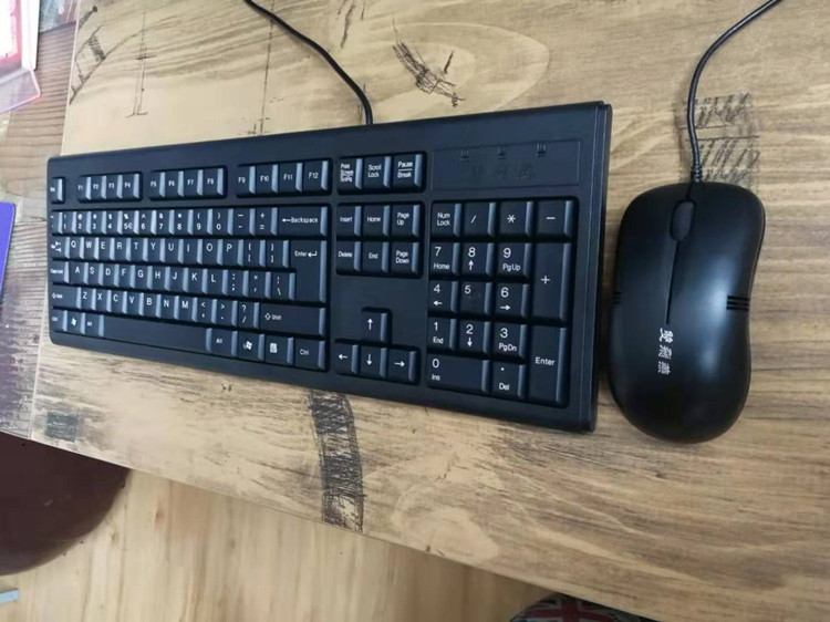 Double Feiyan WKM-1000 Wired Slip Rat Keyboard Group Usb Office School Hospital Special Keyboard