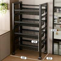 Толстые 50 см, четыре слоя [4 сетчатые корзины]