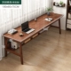 [Утолщено с твердым деревянным ногами на рабочем столе 16 мм столешницы] глубокий ореховый цвет 180*60 полка