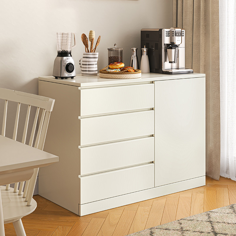 Cream Wind Dining Side Cabinet Modern Minima Light Lavish Tea Water Cabinet Short cabinet Restaurant leaning against wall locker Sub-living room Locker Room-Taobao