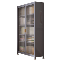 Steel shelving shelving lockers with acrylic cabinet door anti-dust domestic floor multilayer containing cabinet display case