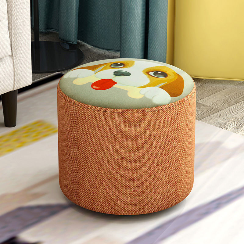 Small stool low stool creative net red sofa stool small round stool living room bench small bench home adult creative cute