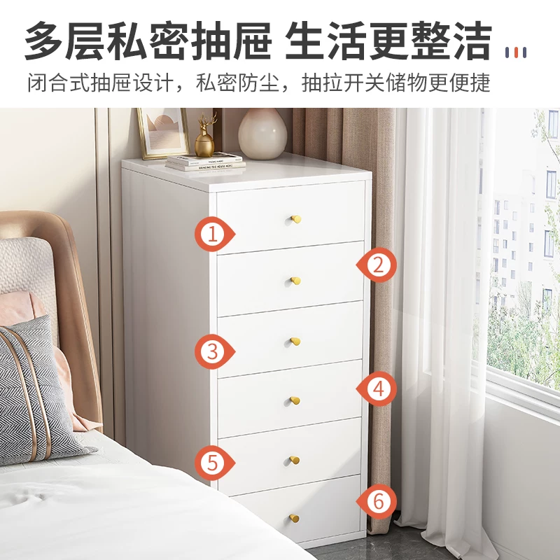 Постельный шкаф Modern Simple Simple Simple спальня миниатюрный светлый люкс шкаф для хранения тумбочка