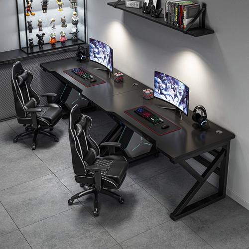 Двойной компьютерный стол -тип домашний игровой стол простая спальня длинное столик