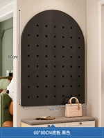 Черная изогнутая базовая плита, 60x