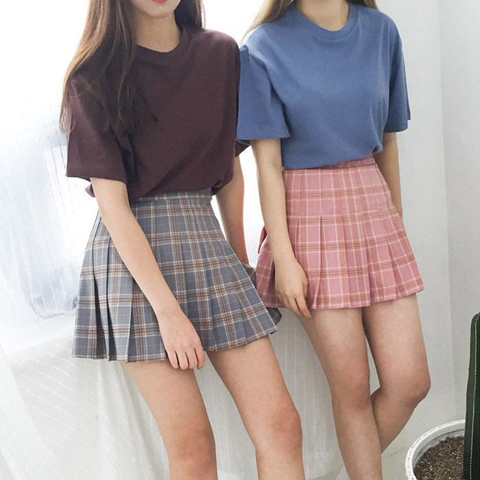 Spring and summer New products Large size women's dress Hundred Pleats Skirt Half Body Dress Tight Waist Defense Walking Light Short Skirts Plus Fat Increase 200 catty