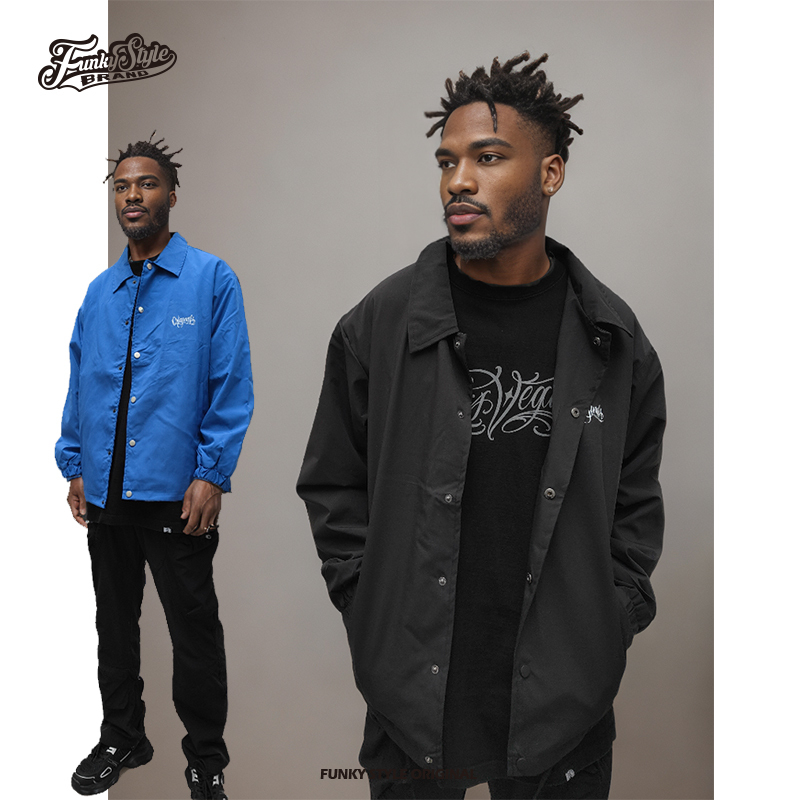 Funkystyle Original Chinese Trendy Brand Chicano Popping American West Coast Bboy Coach Jacket