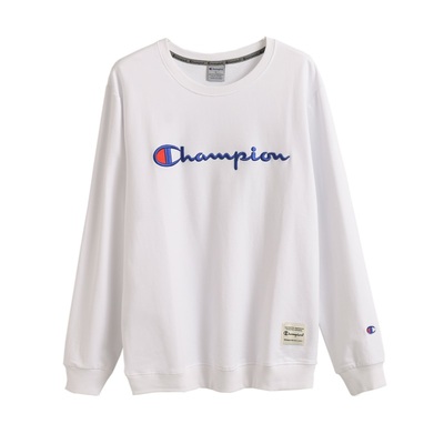 潮牌纯棉刺绣情侣长袖连帽卫衣