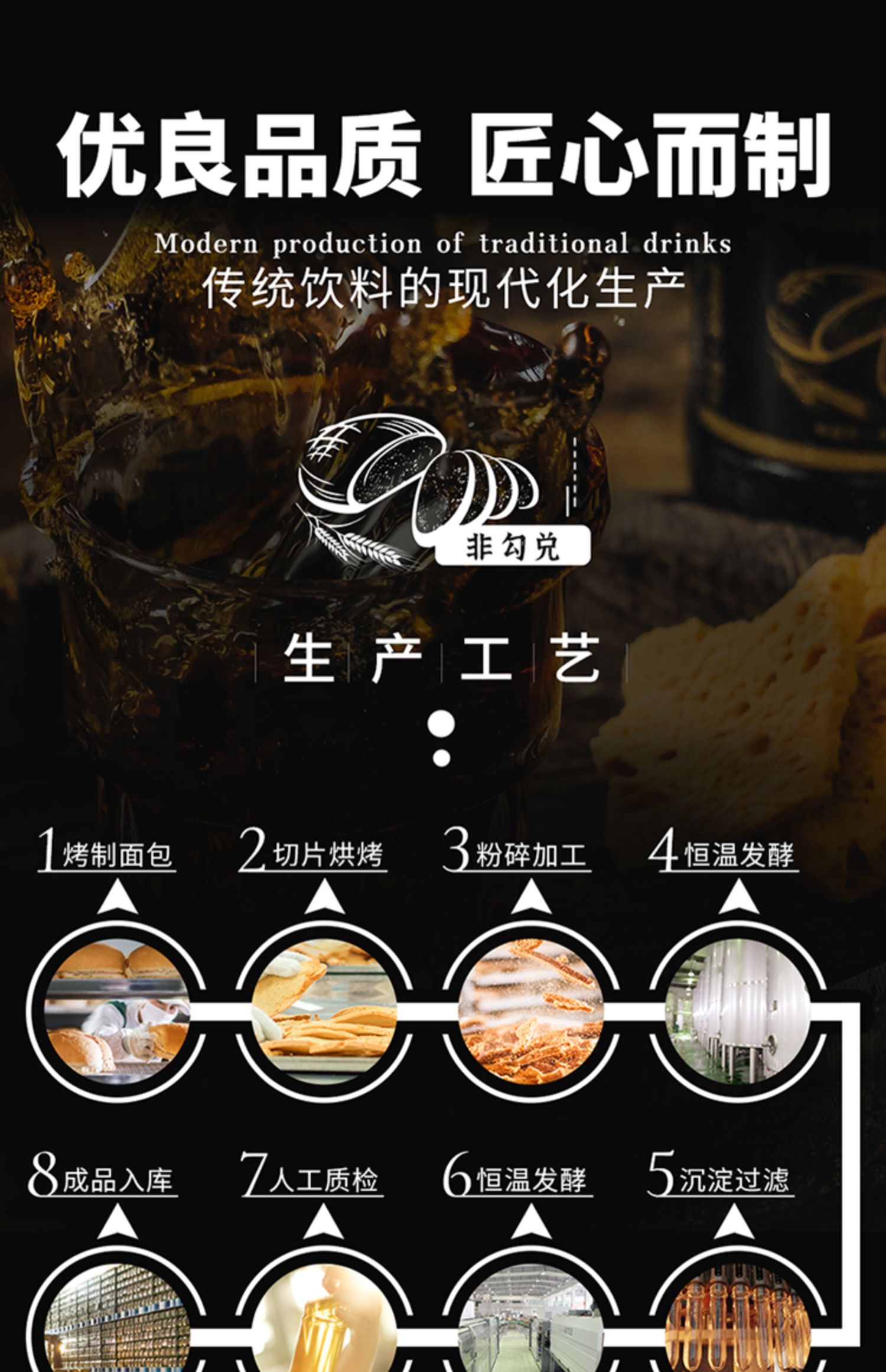 秋林格瓦斯黑麦芽发酵饮料12瓶