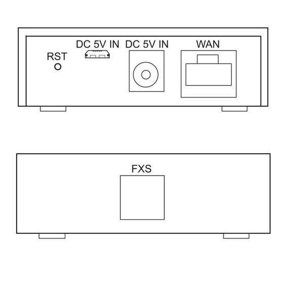 G01 single port voice gateway FXS, AsteriskATA, SIP, vos, ippbx, voip access gateway S port portable phone analog OPUS coding cloud extension G.711 power supply 5V