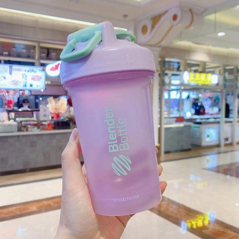 American Blender Bottle Shaker Cup Protein Powder Meal Replacement Milkshake Mixing Cup Fitness Sports Scale Portable