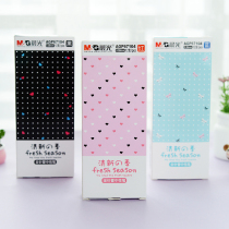 Morning light fresh four seasons cartoon gel pen 0 38mm needle tube head student cute water pen Financial ultrafine water pen