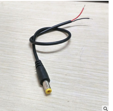 Pure copper core DC power cord monitoring camera power connector round line male head line centralized power supply 0-3 m DC head