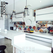 Mediterranean kitchen floor tile toilet European non-slip antique tile balcony wall tile bathroom tile 150X150MM