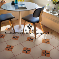 300x300 modern minimalist parquet with small flower brick kitchen toilet toilet balcony anti-slip floor tile background wall brick