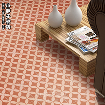 Nordic colored tiles 200x200 retro kitchen dining room living room background wall tiles toilet into the house non-slip floor tiles