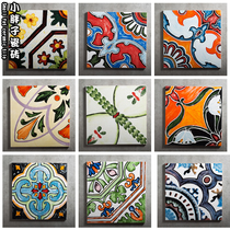 Little fat Southeast Asia style tiles kitchen bathroom wall tiles floor tiles balcony courtyard hand-painted tiles mosaic tiles