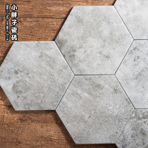 Marbled hexagonal tiles vintage wall tiles floor tiles Nordic industrial style hexagonal tiles hexagonal cement tiles